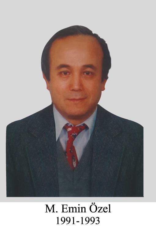 Prof. Dr. Mehmet Emin ÖZEL